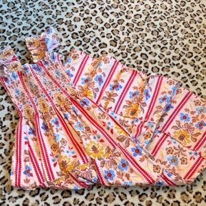 Hill House Floral Pink and Blue Dress